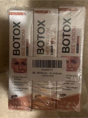 3 PCS BotoxBee Venom Wrinkle Removal Cream,Bee Venom Cream,Natural Moisturizer